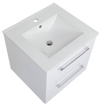 Astor Szafka Z Umywalką 50 cm Victoria Biały Połysk