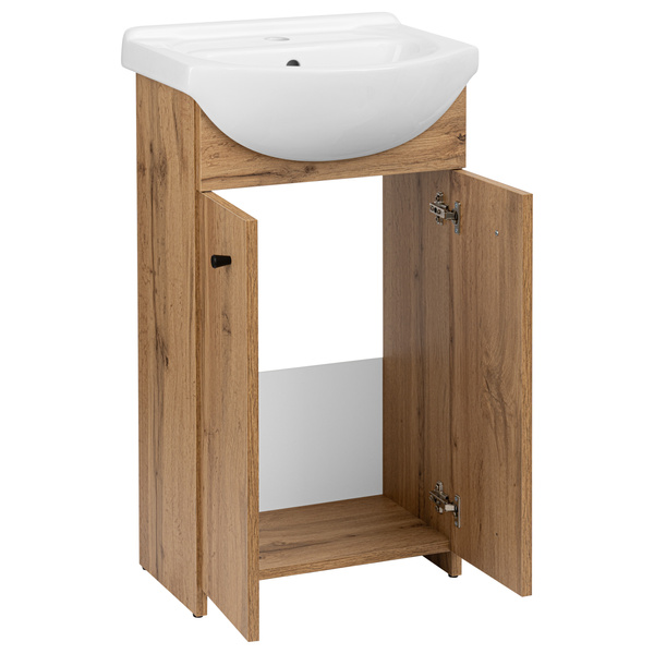 Astor Zestaw Pik Wotan 45 cm Szafka z Umywalką Dąb Wotan