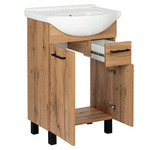 Astor Zestaw Lupo Wotan 55 cm Szafka z Umywalką Dąb Wotan