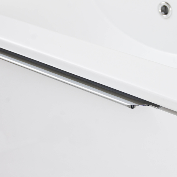 Astor Zestaw Nelle 60 cm Szafka z Umywalką Biały Połysk Dąb Wotan