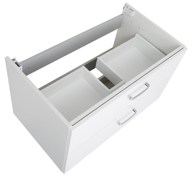 Astor Szafka Z Umywalką Toscania 80 cm Biały Połysk Biały Mat