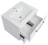 Astor Szafka Z Umywalką 60 cm Victoria Biały Połysk