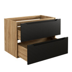 Szafka Pod Umywalkę 80 cm 2S Luxor Black