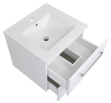 Astor Szafka Z Umywalką 50 cm Victoria Biały Połysk