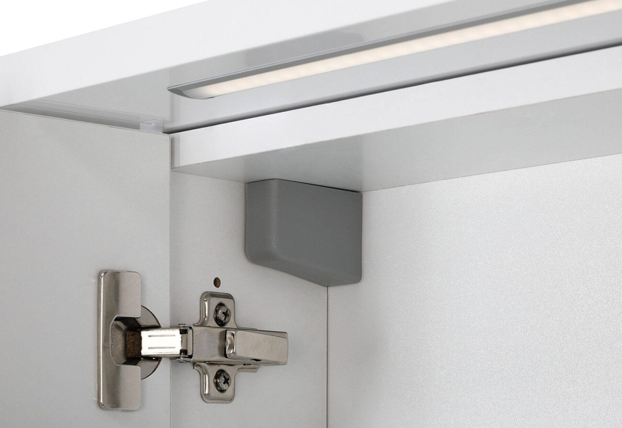 Astor Szafka Z Lustrem 60 cm Eliza Biały Połysk