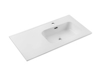 Umywalka Meblowa Ceramiczna 90 cm Prawa GO 2 90CM R DP E-8095-90R Biały Połysk