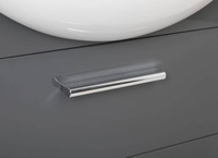 Astor Szafka Z Umywalką 50 cm Aspen Antracyt Połysk