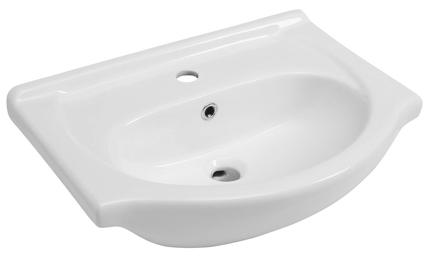 Astor Szafka Z Umywalką 50 cm Aspen Antracyt Połysk