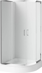 Kabina prysznicowa półokrągła 90x90 cm Funkia