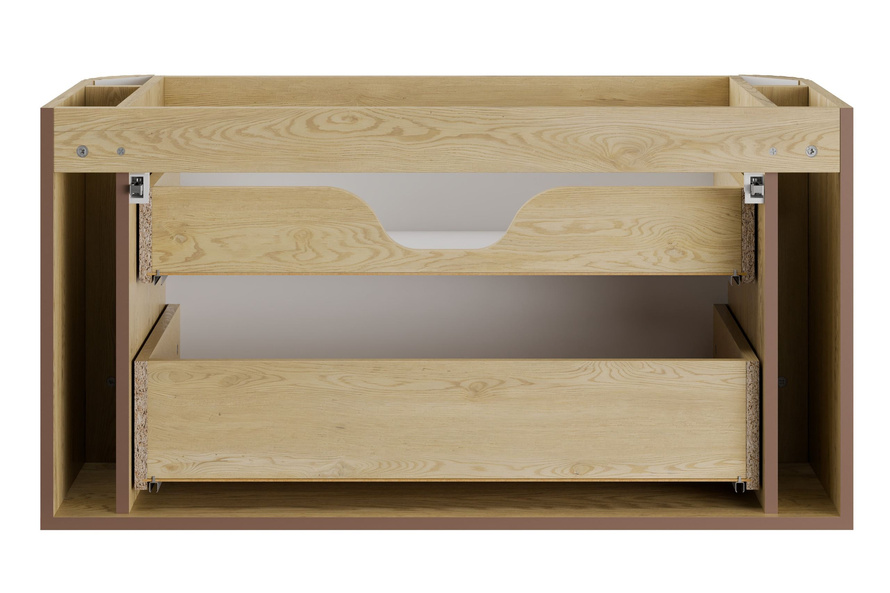 Zestaw Szafka Pod Umywalkę z Blatem 100 cm Ovalia Cremona