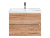 Szafka z umywalką 80 cm Capri dąb 821