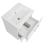 Astor Szafka Z Umywalką 50 cm Toscania Biały Połysk Biały Mat