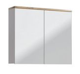 Szafka z lustrem 80 cm Bali Biały