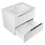 Astor Zestaw Amy 60 cm Szafka z Umywalką Biały Mat