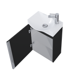 Elita Szafka z Umywalką Summer 45 1D Czarny Mat