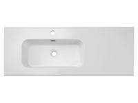 Umywalka Meblowa Ceramiczna 120 cm Lewa GO 2 120CM L DP E-8095-120L Biały Połysk