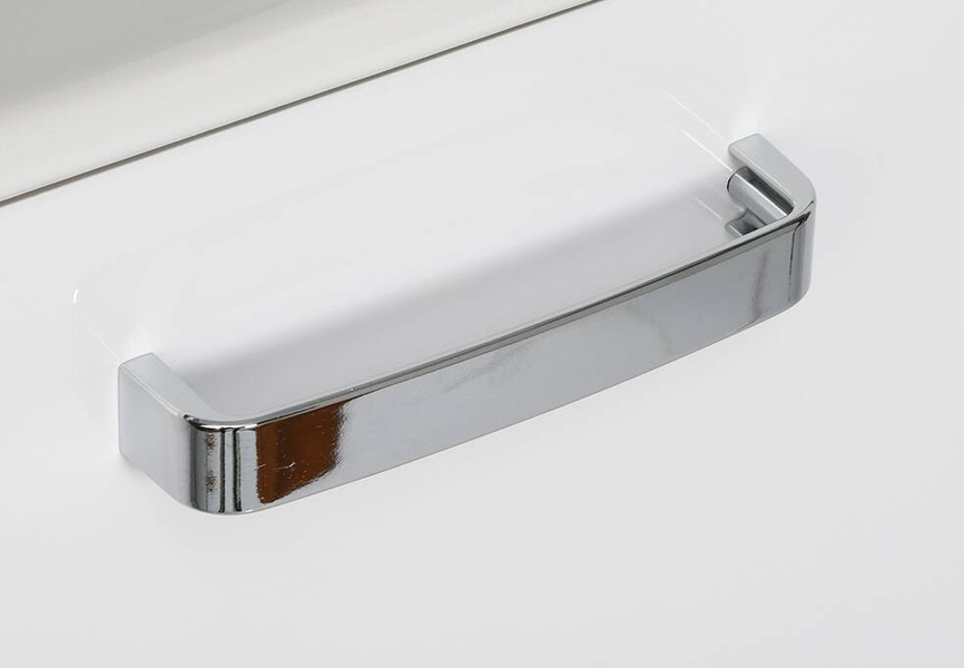 Astor Szafka Z Umywalką Toscania 80 cm Biały Połysk Biały Mat