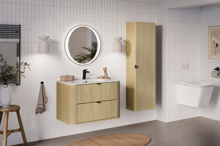 Szafka Pod Umywalkę 2S 80 cm Ovalia Cremona