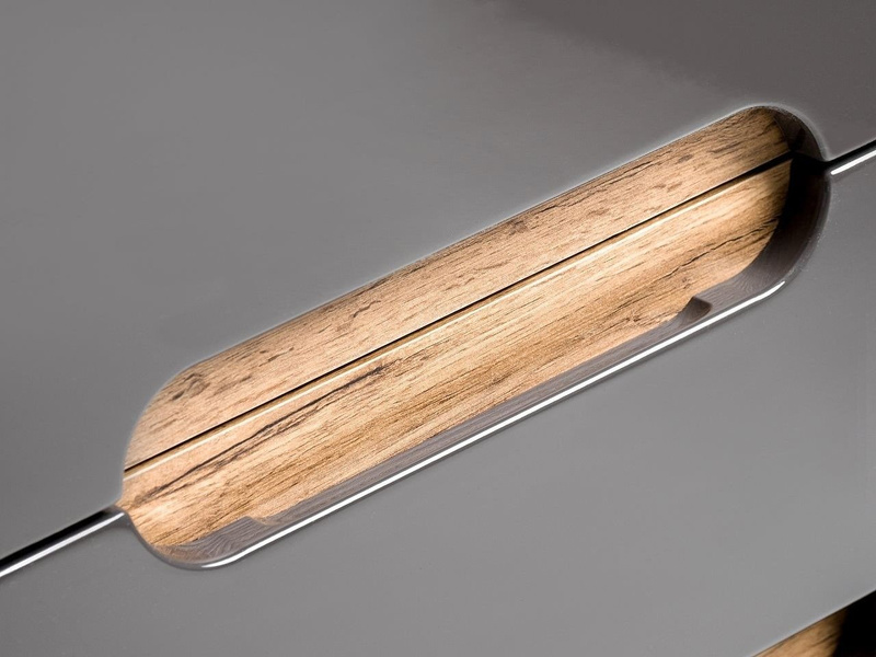 Szafka górna Bali szary połysk