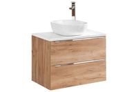 Szafka pod umywalkę 80 cm Capri dąb 821