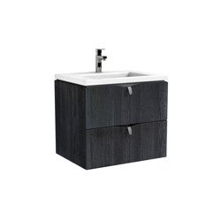 Oristo Szafka pod umywalkę 60 cm SIENA dąb czarny