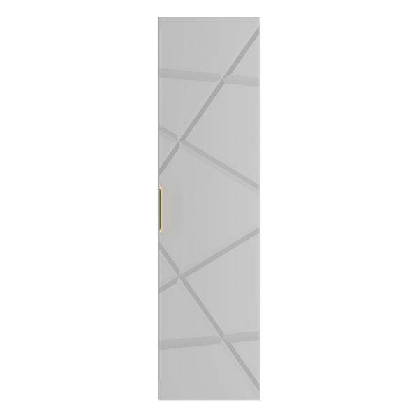 RADOM-08 - Słupek Wysoki 1-drzwiowy 130cm Biały Mat