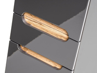 Słupek wysoki Bali szary połysk 2D/1S