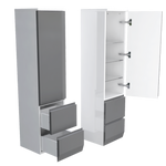 Oristo Słupek wysoki BRYLANT biały prawy