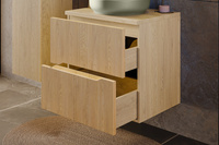 Zestaw Szafka z Blatem 80 cm i Umywalka Nablatowa Nordic Cremona