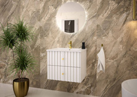 AQUA-02 - Szafka Pod Umywalkę 2S 60cm Biały Mat