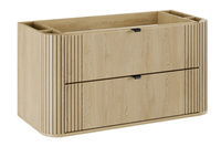 Zestaw Szafka z Blatem i Umywalka Nablatowa 100 cm Ovalia Cremona