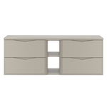 DELICA-02 - Szafka pod Umywalkę z Blatem i Regałem 4S 140cm Kaszmir Zestaw-7