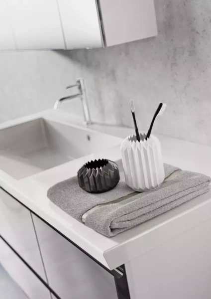 Oristo Szafka pod umywalkę 40 cm BRYLANT biała