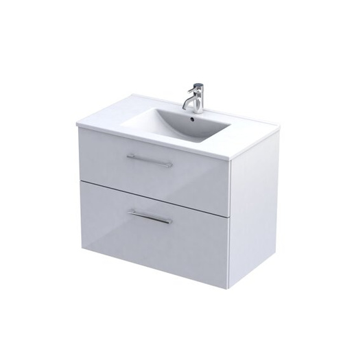 Oristo Szafka z Umywalką GEO 80 cm Biały Połysk