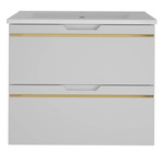 ESPERO-02 - Szafka z Umywalką 2S 60cm Biały Mat Zestaw-3