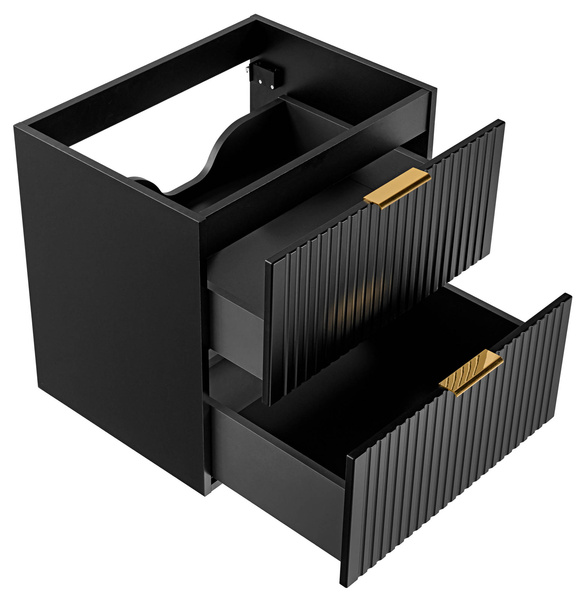 Szafka pod Umywalkę 60 cm 2S ADEL BLACK