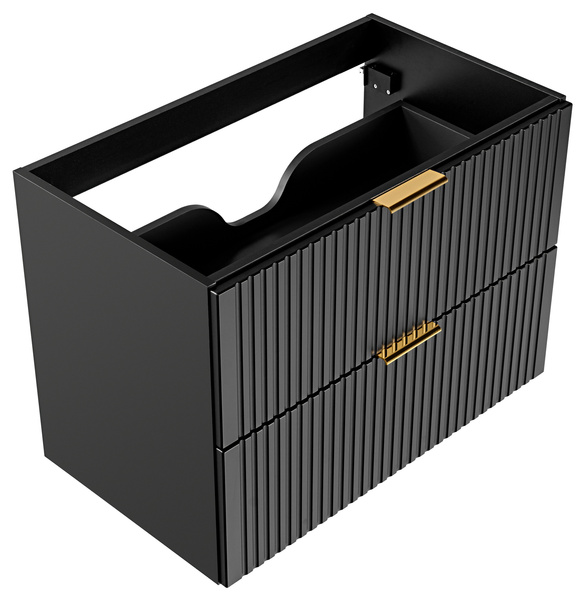 Szafka pod Umywalkę 80 cm 2S ADEL BLACK