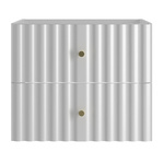 AQUA-02 - Szafka Pod Umywalkę 2S 60cm Biały Mat