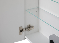 Astor Szafka Z Lustrem 50 cm Eliza Biały Połysk