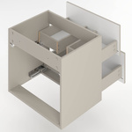 DELICA-02 - Szafka z Umywalką i Blatem 2S 60cm Kaszmir Zestaw-2