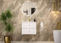 AQUA-02 - Szafka z Umywalką 2S 60cm Biały Mat Zestaw-3