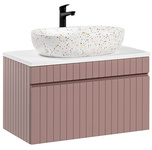 Szafka 80 cm ICONIC ROSE z Umywalką LILI MW21