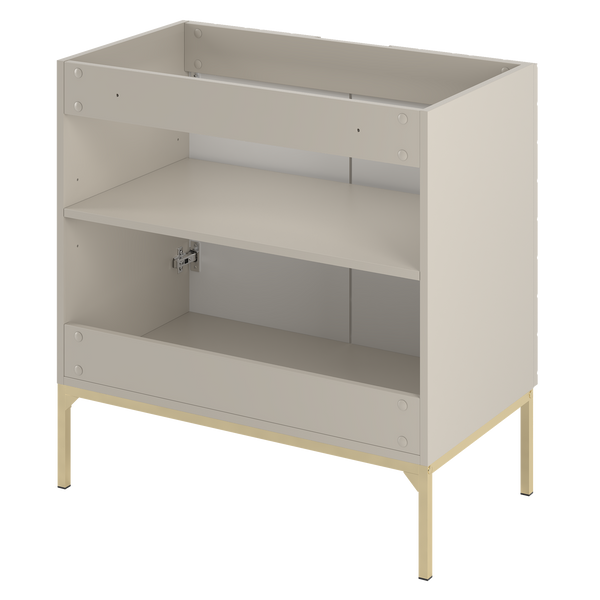 ASPEN-08 - Szafka Pod Umywalkę 2D 80cm Kaszmir Złoty Stelaż