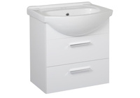 Astor Szafka Z Umywalką 50 cm Aspen Biały Połysk