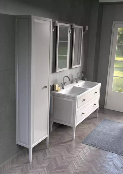 Oristo Szafka z umywalką MONTEBIANCO 120 cm biała