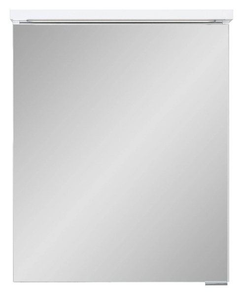 Astor Szafka Z Lustrem 50 cm Eliza Biały Połysk