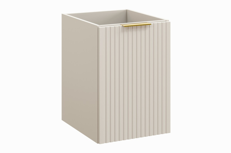 Zestaw Szafka pod Umywalkę 2S z Blatem 100 cm i Szafka z Koszem Adel Cashmere