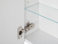 Astor Szafka Z Lustrem 80 cm Fabian Biały Połysk