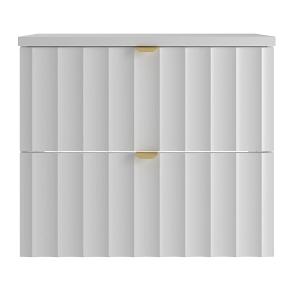 ARCOS-06 - Szafka pod Umywalkę z Blatem 2S 60cm Biały Mat Zestaw-1