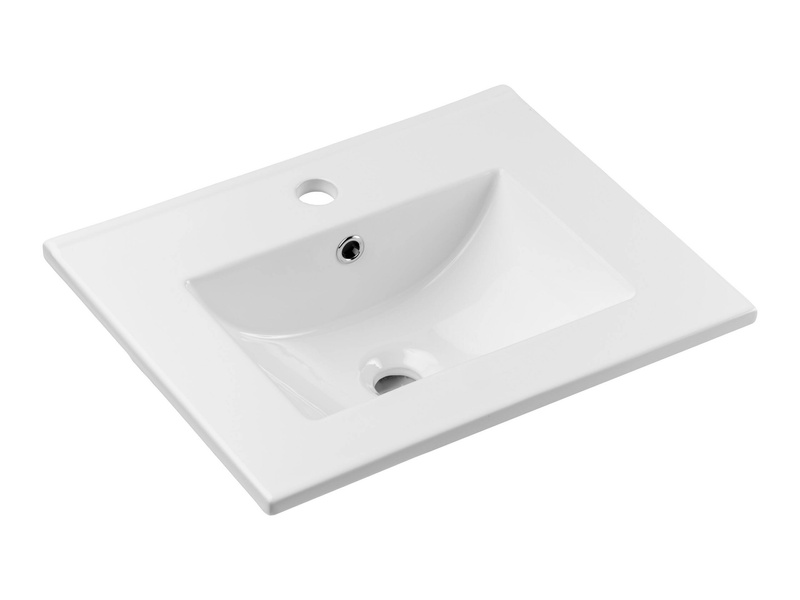 DANCE WHITE 50 - Umywalka meblowa 50 cm ceramiczna